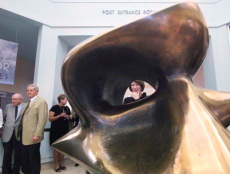 Libby Ross gives Museum a Henry Moore