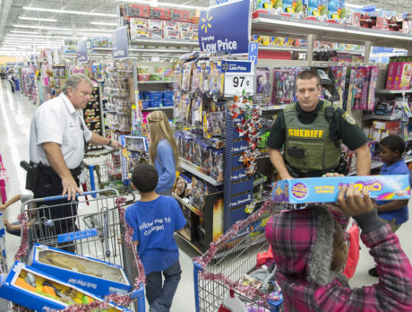 Christmas spirit abounds at Shop with a Cop