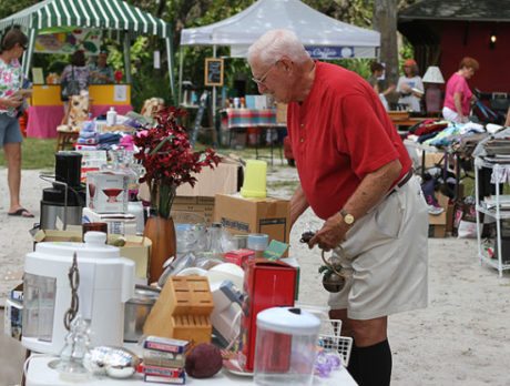 Kashi Ashram market and yard sale