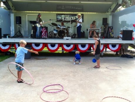 Sebastian celebrates Fourth of July