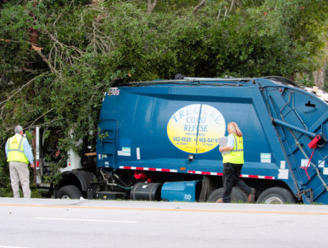 UPDATE: Drivers ID’d in morning garbage truck crash