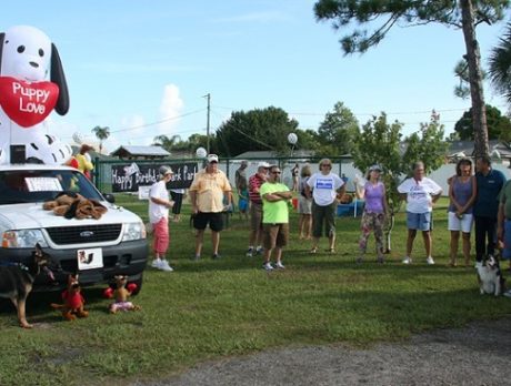 Sebastian park filled with friendly barks during birthday bash