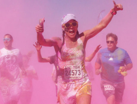 Solidarity for seniors shows in rainbow of colors splashed on all ages at 5k race