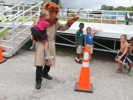 Fellsmere residents play, learn during truncated Night Out