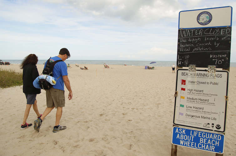 Rare beach closures on the island likely to be lifted this week