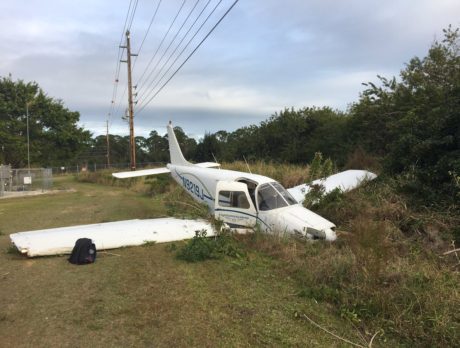No injuries after small plane crashes behind county jail