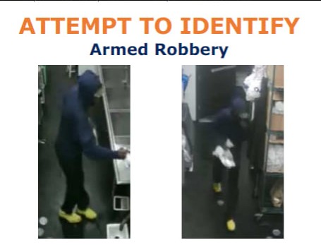 Police ask for public’s help in ID’ing armed robbery suspect