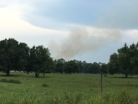 Fire out; possibly caused by lightning strikes, officials say