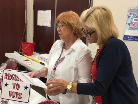 Supervisor of elections office registers students to vote