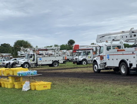 FPL staged an army of repair workers and equipment in Vero ahead of Dorian