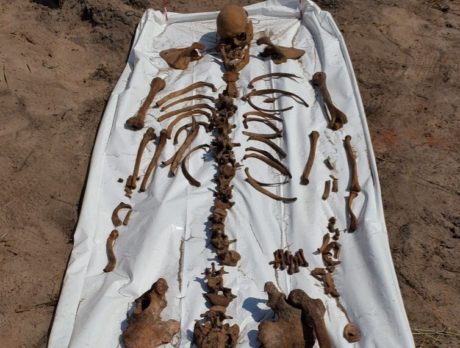 Ancient bones found at construction site likely a Native American man