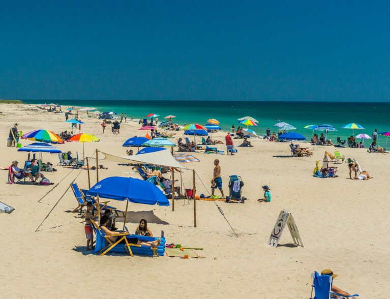 Beach attendance slowly building back up in Vero