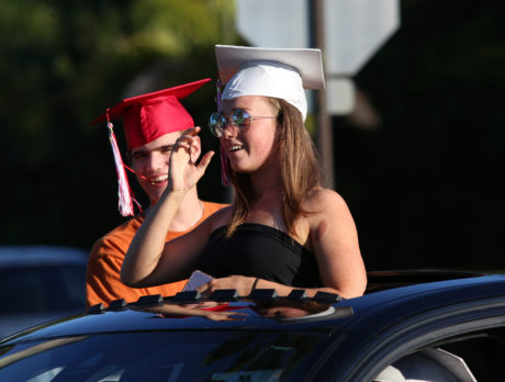 Limousines, buses will add style, numbers to drive-through high school graduations