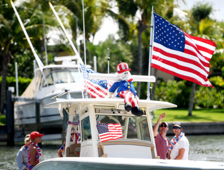 A nautical salute: Moorings’ Memorial Boat Parade