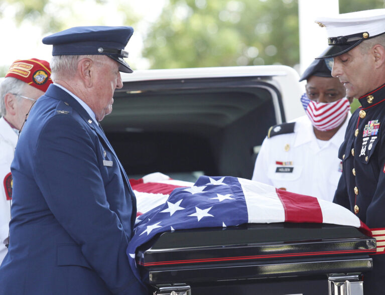 Family, friends, marines honor ‘protector, hometown hero’