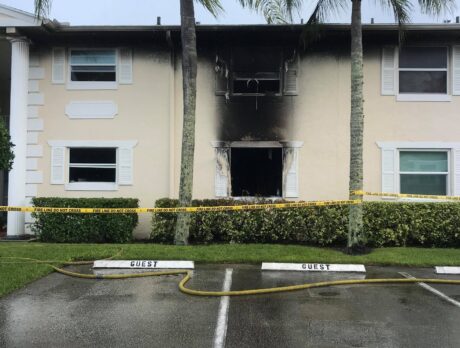 Woman dies in condo fire that caused evacuation, officials say