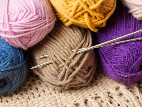 Weave your way through  pandemic stress by knitting