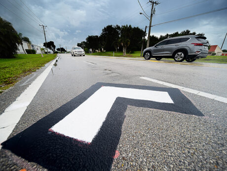 Painted by space aliens? Road symbols quite the mystery
