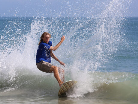 Fans ‘Jam’ beach as skimboarders work wonders in waves
