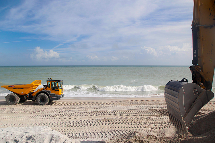 Replenishment of beaches to continue throughout season