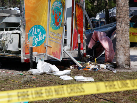 Woman suffers severe burns to arms, legs in food truck explosion at festival