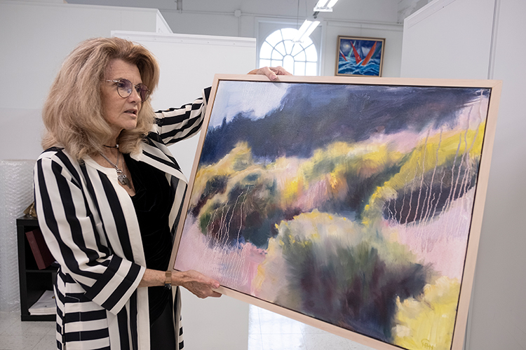 Painting or teaching, Hahn finds creative process a ‘delight’