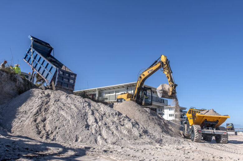 Island dune restoration project more than half completed