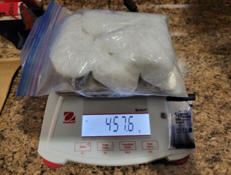 Man charged with trafficking methamphetamine