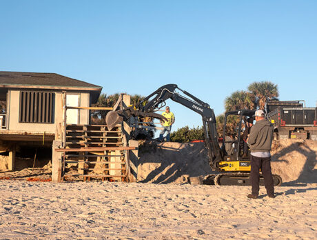 Crews finish demolition of portions of Humiston Beach boardwalk