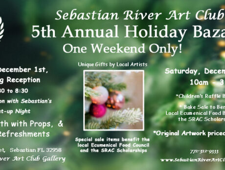 Annual Holiday Bazaar at the Sebastian River Art Club’s Gallery