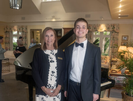 Sensational teen pianist wows Symphonic Association donors