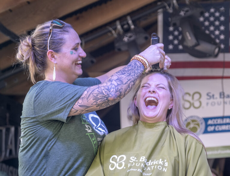 Show of heads at ‘Brave the Shave’ to beat childhood cancers