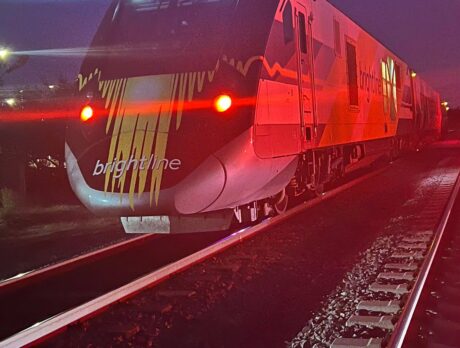 Man on railroad tracks struck by Brightline at 8th Street crossing