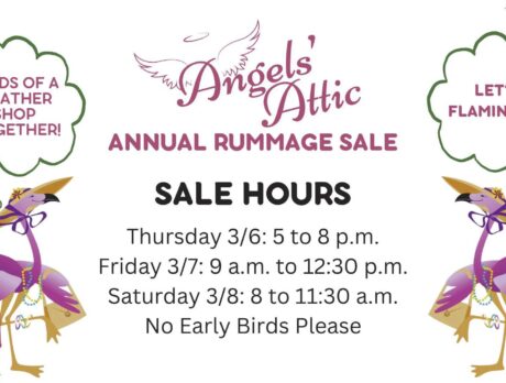 Coming Up! Happy (treasure) hunting at Angels Attic Rummage Sale