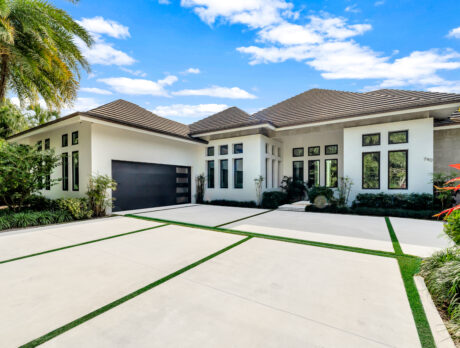 European design and fine finishes distinguish Riomar Bay II home