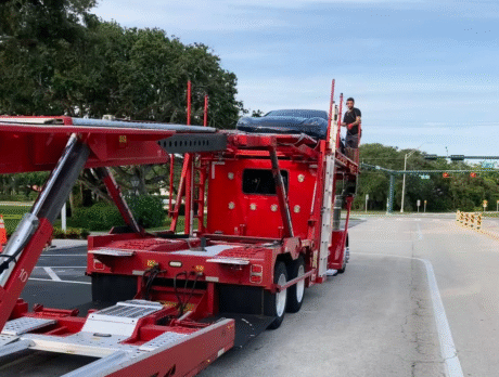 Car haulers can’t park to load on A1A in the Shores