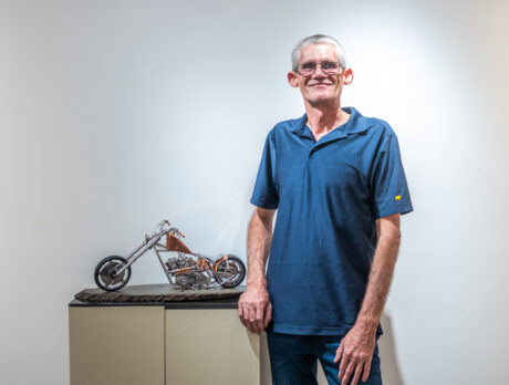 Give that man a ‘metal’: Sculptor Kevin Wilson turns discards into welded wonders