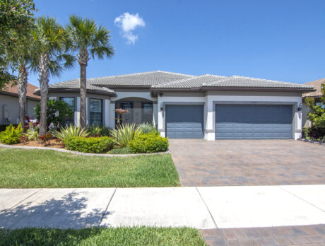 Waterway Village pool home with array of upgrades