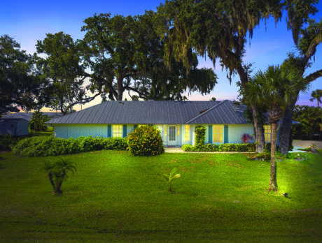 Spacious River Shores Estates pool home comes with two primary suites