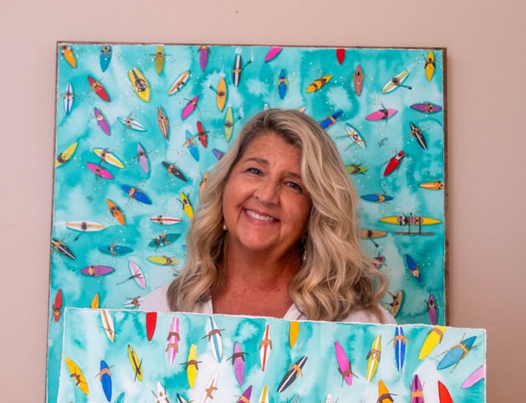 From Maui to Vero, watercolorist’s joyful art makes waves