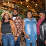 Britney and Sergio Hogue with Vickie and Franklin Johnson Jr