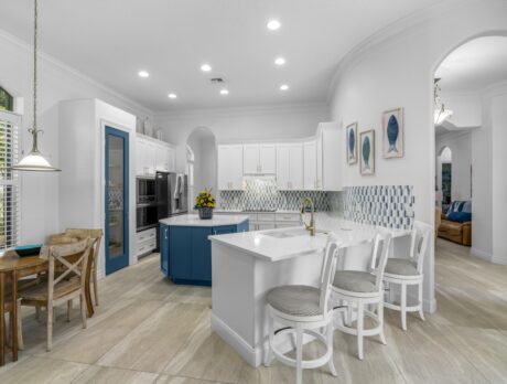 Thoughtfully renovated Island Club home blends luxury, privacy