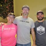 Shanen and Kevin Cox with Mike Ryan