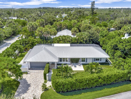 Modern vibe permeates chic Veromar home