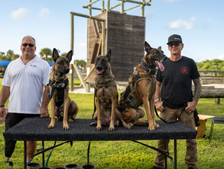 ‘Cocktails and K9s’ fete laps up funds for veterans’ programs