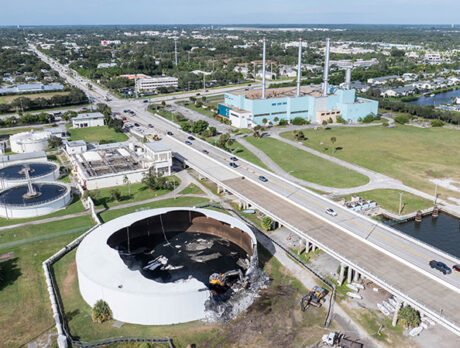 Three Corners site work launches with sewer tank demolition