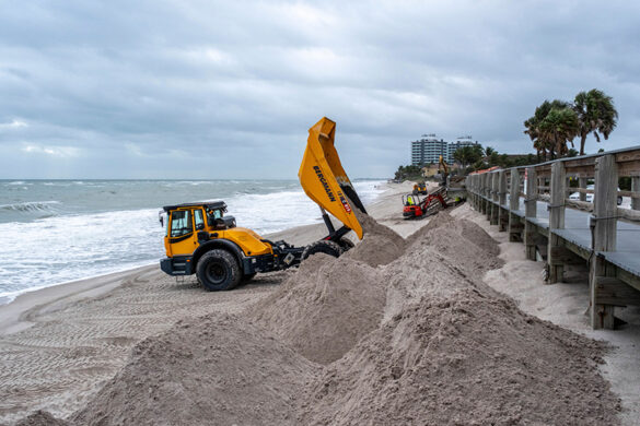 Jaycee Park beach access open; sand project continues
