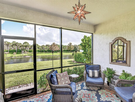 Light, bright Waterway Village villa comes with lovely lake view