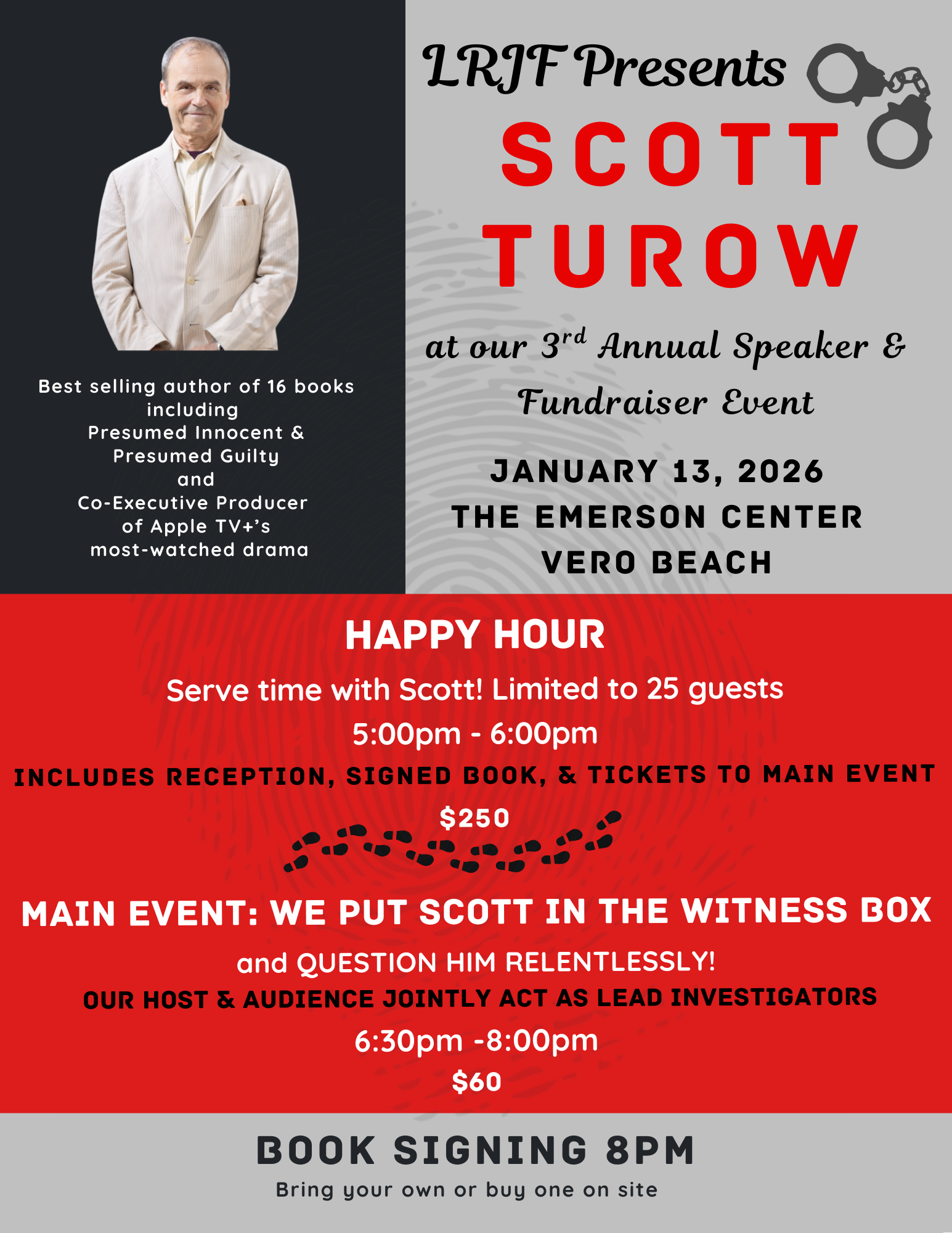 Scott Turow Event update 3