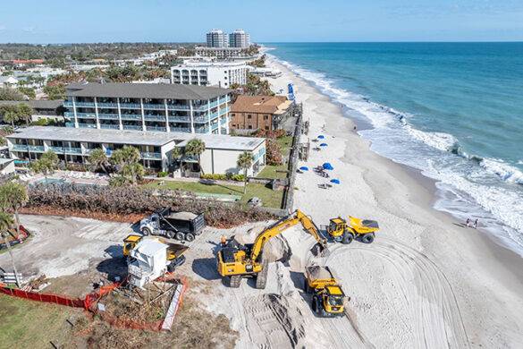 Dune repair work will close beach access points in March